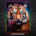 Tigre Acuarela Neon