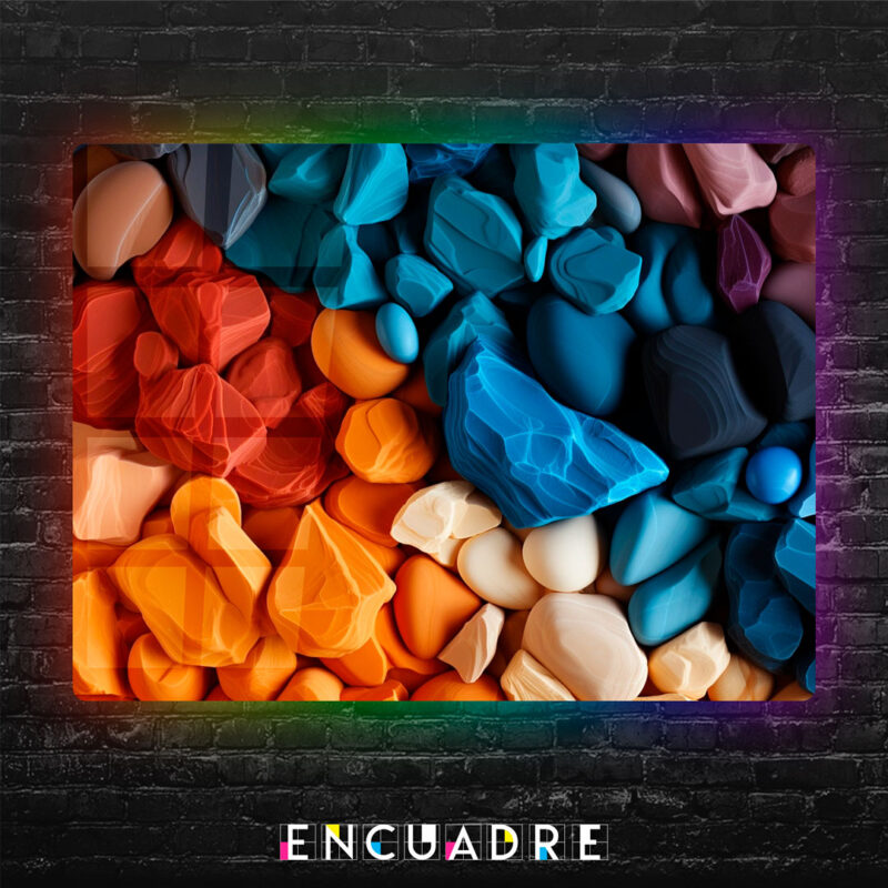 Rocas de colores